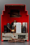 Air King ’Skyscraper’ Radio Model 66 in Red Plaskon- Harold Van Doren